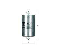 Fuel filter In-Line Filter KL 9 KNECHT for BMW ALFA ROMEO RENAULT CITROËN YUGO