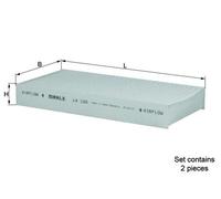 Mahle Pollen / Cabin Filter LA122/S 08291S5A003 08292SCAE11 08R79S5A600 70592612