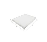 MAHLE LA 1526 Interior Cabin Air Filter - Pollen Filter - Car