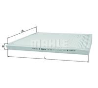 Fits KNECHT LA129 Filter, interior air DE stock