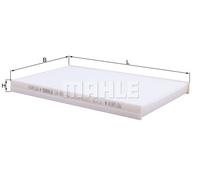 Fits KNECHT LA422 Filter, interior air DE stock