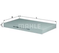 Fits KNECHT LA46 Filter, interior air DE stock