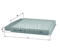 Fits KNECHT LA54 Filter, interior air DE stock