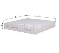 Fits KNECHT LA923 Filter, interior air DE stock
