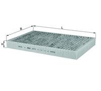 KNECHT LAK 46 Filter, interior air for AUDI