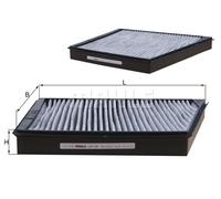 Fits KNECHT LAK156 Filter, interior air DE stock