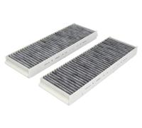 MAHLE LAK 239/S Interior Cabin Air Filter - Carbon Activated Pollen Filter - with odor protection - Car