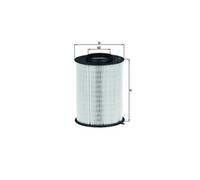 Air filter Filter Insert LX 1780/3 KNECHT for FORD MAZDA VOLVO