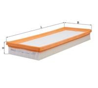 MAHLE LX 2877 Air filter