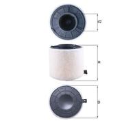 Genuine Mahle Engine Air Filter Insert - LX4407