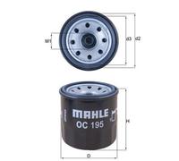 MAHLE OC 195 Oil Filter