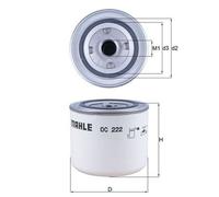 Mahle Original Oil Filter OC 222 - OE matching fit & quality for Volvo & Alfa Romeo