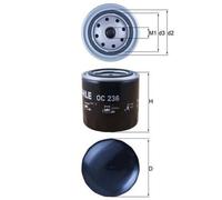 MAHLE OC 236 Oil filter