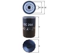 MAHLE OC 264 Oil filter