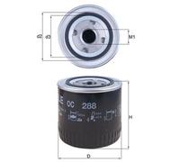 Oil Filter OC288 Mahle 00K04884899AC 3322581 LR029240 AJ0414302B LPW000070