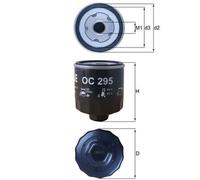 MAHLE OC295 OIL FILTER