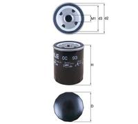 MAHLE ORIGINAL OC 93 Oil filter