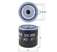 MAHLE OC 995 Oil filter