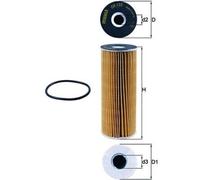 MAHLE OX 133D Oil Filter - Oil Filter with Gasket / Gasket Set