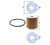 KNECHT OX 192D Oil Filter for MERCEDES-BENZ,NISSAN