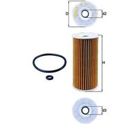 MAHLE Original Oil Filter OX201D - OE Fit for Mercedes A-Class/B-Class/Vaneo