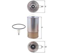 Oil Filter fits MERCEDES C250 W202 2.5D 93 to 94 OM605.910 Mahle 6011800009 New