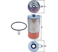 MAHLE ORIGINAL OX 78D Oil filter