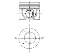 ✅Fits KOLBENSCHMIDT 99963600 piston FORD 1,8TDCI 82,50 STD ⭐UK Seller⭐