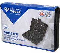 BRILLIANT TOOLS BT053100 Bit Set 100 Pieces [Powered by KS TOOLS]