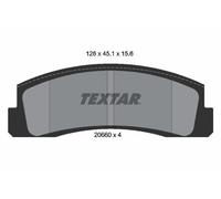 FITS LADA NADESCHDA 1.7 BRAKE PAD SET, DISC BRAKE 2066001 TEXTAR