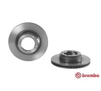 LAND ROVER DEFENDER CABRIO Pair Brembo Coated Brake Discs Front 1990-2016