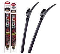 Fits Land Rover Range Rover Models 2016 To 2022 Heyner Germany Premium Super Flat Wiper Blades Front Replacement Set 24"20" HSF2420TLC