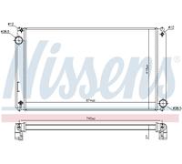 NISSENS Engine Radiator 606635 – for LEXUS NX 300H & TOYOTA RAV4 – Prasco