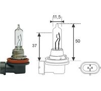 MAGNETI MARELLI 002548100000 Bulb, spotlight