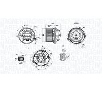 MAGNETI MARELLI 069412389010 Heater blower motor