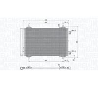 CONDENSER AIR CONDITIONING 350203710000 FOR PEUGEOT EXPERT/Platform/Chassis 1.6L