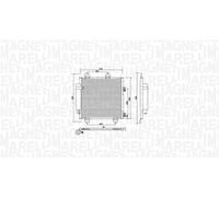 CONDENSER AIR CONDITIONING 350203753000 FOR PEUGEOT TOYOTA AYGO/Hatchback/Van