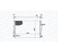 Fits MAGNETI MARELLI 350213152000 radiator ALFA ROMEO 159/159 Sportwa ⭐UK Stock⭐