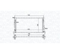 MAGNETI MARELLI 350213157400 Engine radiator