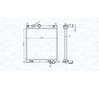 MAGNETI MARELLI 350213167500 Engine radiator