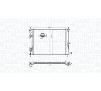 Fits MAGNETI MARELLI 350213179500 radiator HYUNDAI/KIA i20 1.2/1.4, V ⭐UK Stock⭐