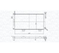 MAGNETI MARELLI 350213180600 Engine radiator