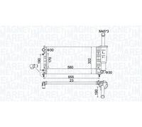 MAGNETI MARELLI 350213183600 Engine radiator