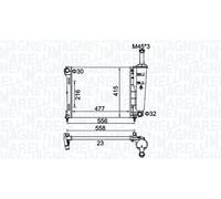 MAGNETI MARELLI 350213183900 Engine radiator