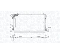 MAGNETI MARELLI 350213188700 Engine radiator