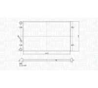 MAGNETI MARELLI 350213190800 Engine radiator