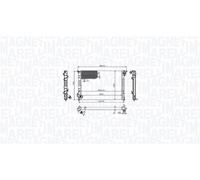 Fits MAGNETI MARELLI 350213212700 MINI radiator (R50, R53)