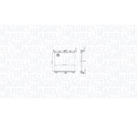 MAGNETI MARELLI 350213216500 Engine radiator