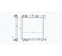MAGNETI MARELLI 350213819000 Engine radiator