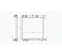 MAGNETI MARELLI 350213819000 Engine radiator